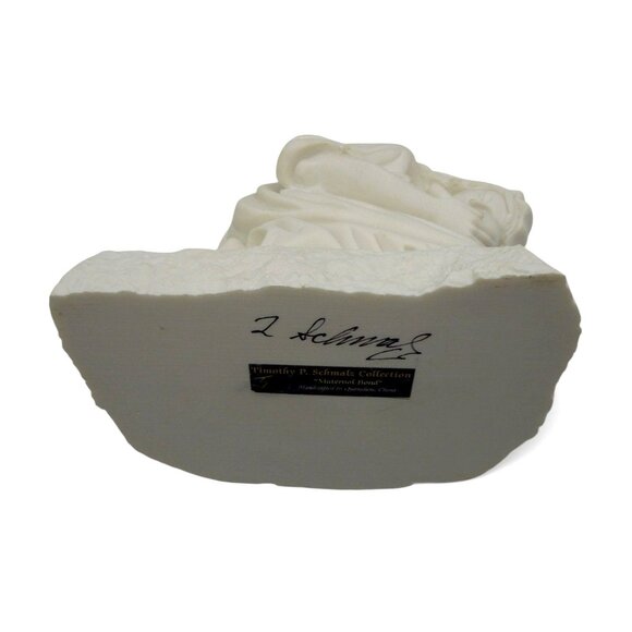 Rare Timothy P Schmalz MATERNAL BOND Signed Sculpture 1999 Vintage 7x7.2" - Picture 10 of 11